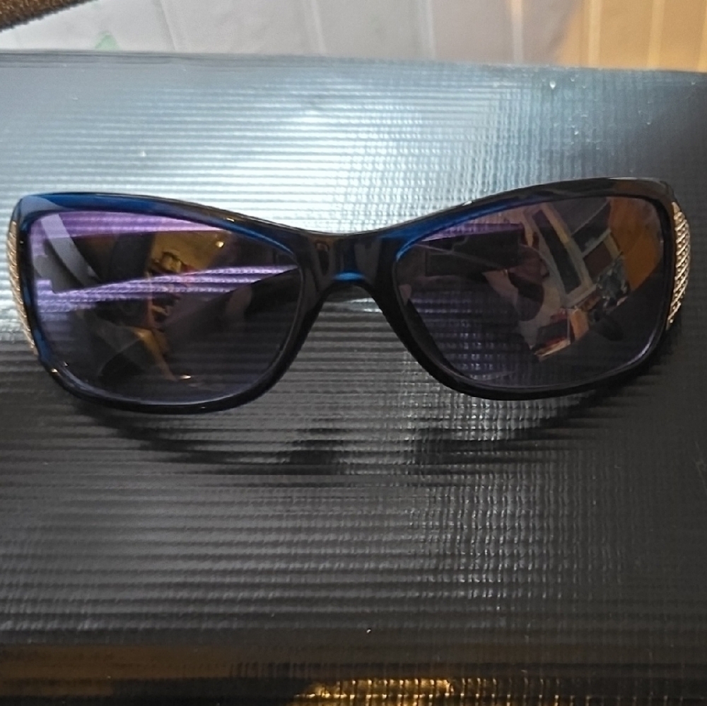 Black And Blue Stylish Glasses with Sleek Design